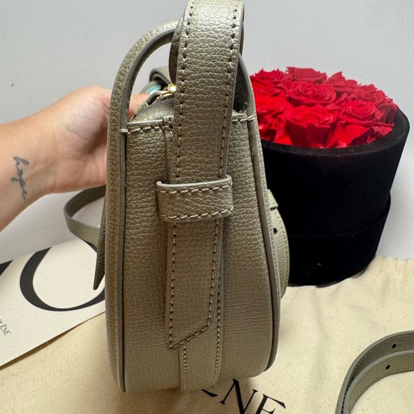 SOLD Polène Numéro Dix Textured Taupe Crossbody/Shoulder Bag - Picture 12 of 16